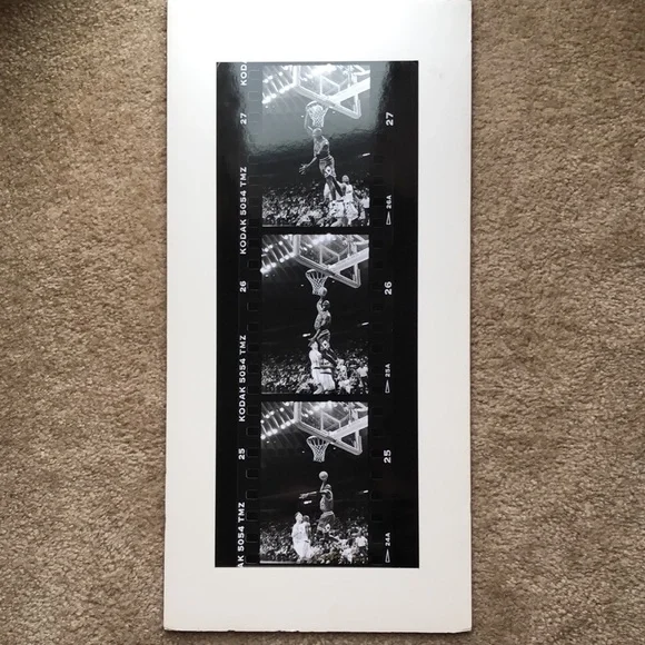 その他 Michael Jordan Blown Up Frame Photos Michael Jordan Blown Up Frame By Frame Kodak Photos - Wall Decor